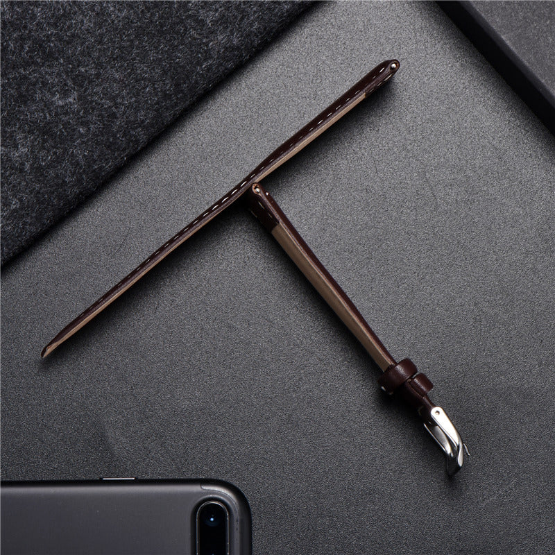 असली काल्फ़स्किन लेदर- ब्राउन ऑन ब्राउन