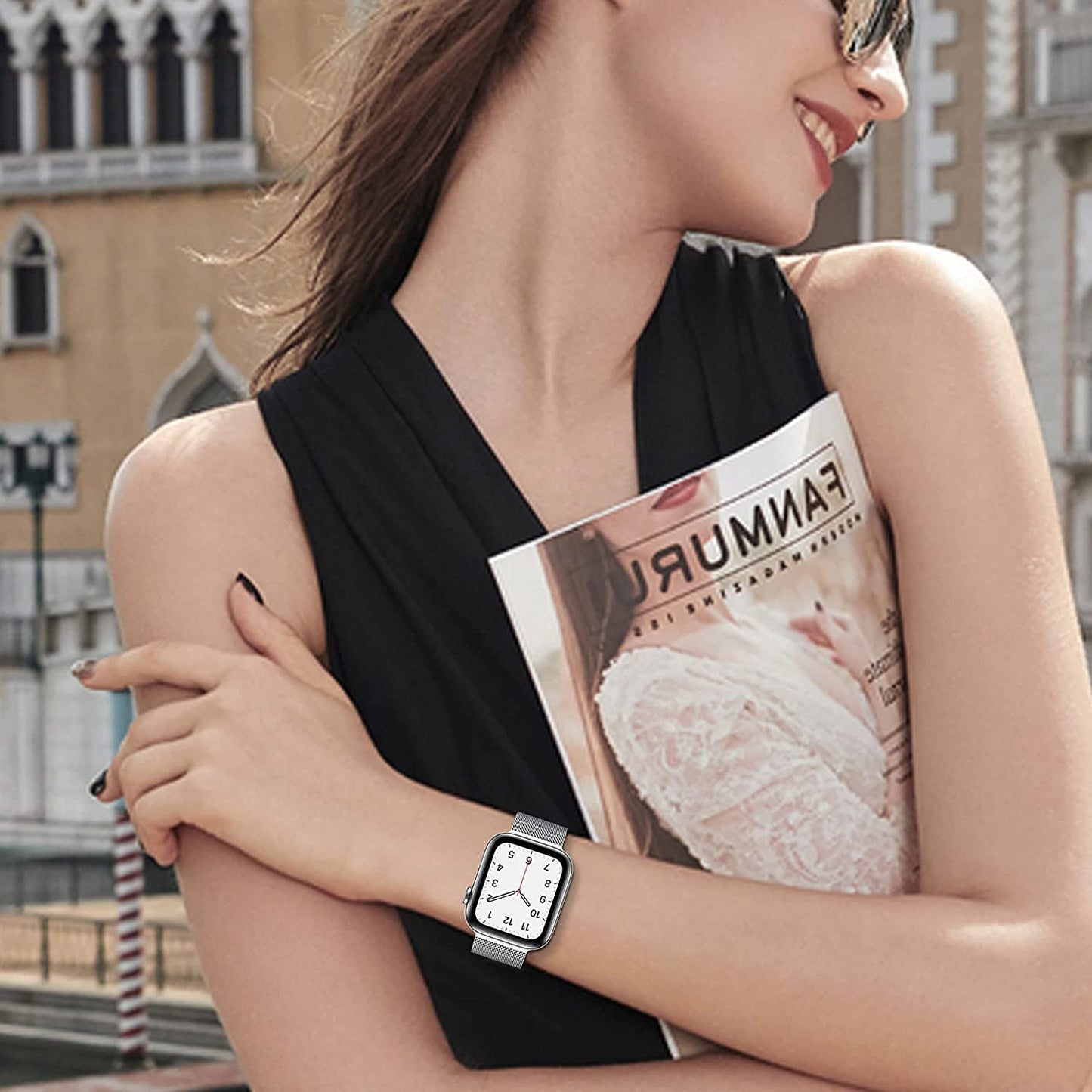 Milanese Bracelet Apple Watch - Black