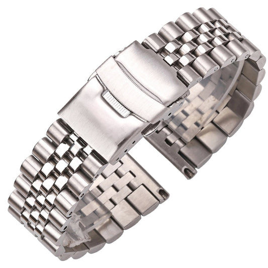Stainless Steel J-Style Watch Bracelet