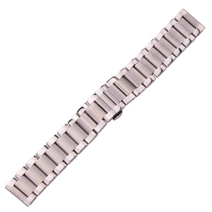 Butterfly Clasp Stainless Steel Universal Bracelet - Middle Brushed / 18mm / 20mm / 22mm