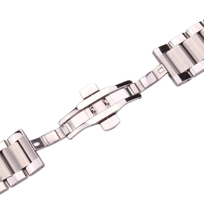 Butterfly Clasp Stainless Steel Universal Bracelet - Polished / 18mm / 20mm / 22mm