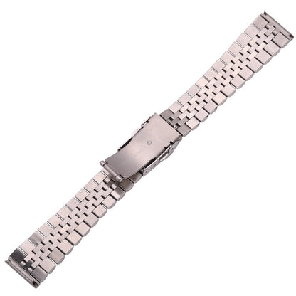 Stainless Steel J-Style Universal Watch Bracelet / 18mm / 20mm / 22mm / 24mm