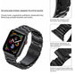 3 Link Stainless Steel Bracelet for Apple Watch - Sliver Black