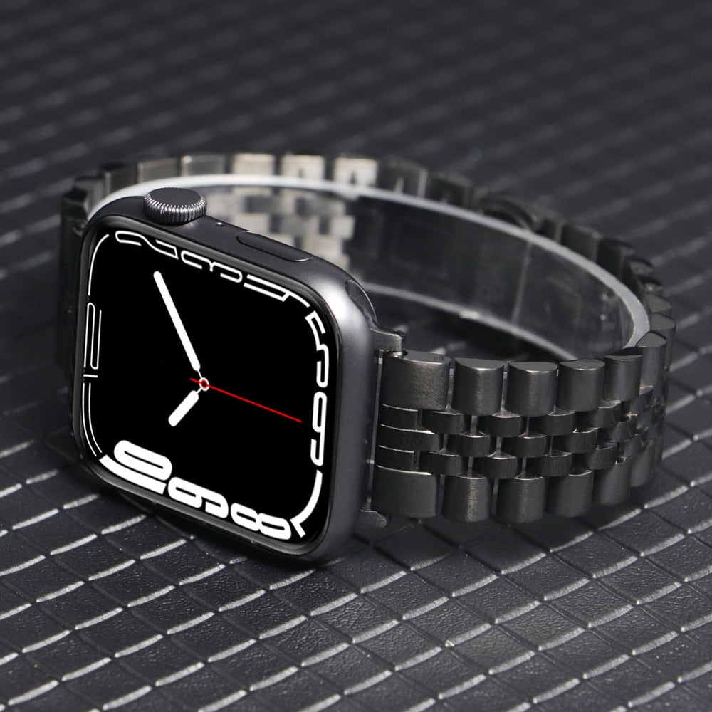 Jubilee Stainless Steel Bracelet for Apple Watch - Black