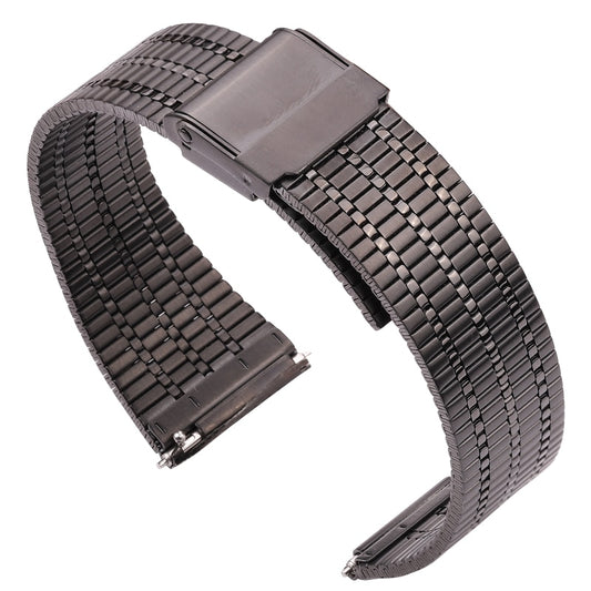 Retro Stainless Steel Watch Bracelet - Black