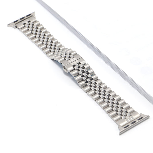 Jubilee Stainless Steel Bracelet for Apple Watch - Silver
