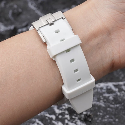 Curved Rubber Watch Strap for Swatch X Blancpain - Green