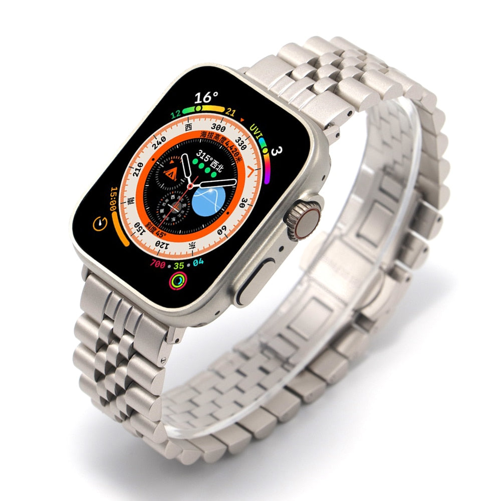 Jubilee Stainless Steel Bracelet for Apple Watch - Starlight