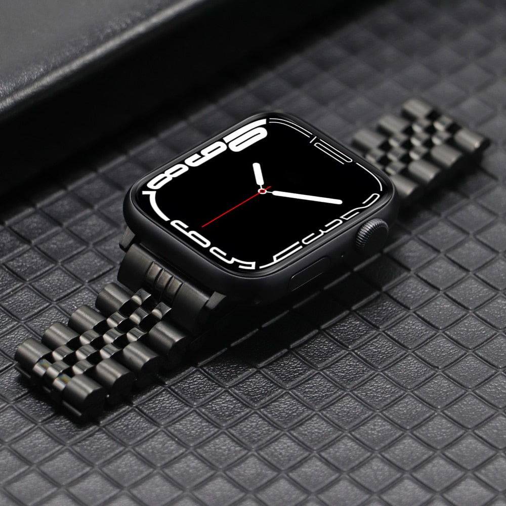 Jubilee Stainless Steel Bracelet for Apple Watch - Black/Silver
