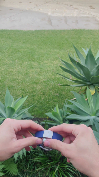 Silicone Butterfly Clasp Quick Release Universal Watch Strap - Orange / 18mm / 20mm / 22mm