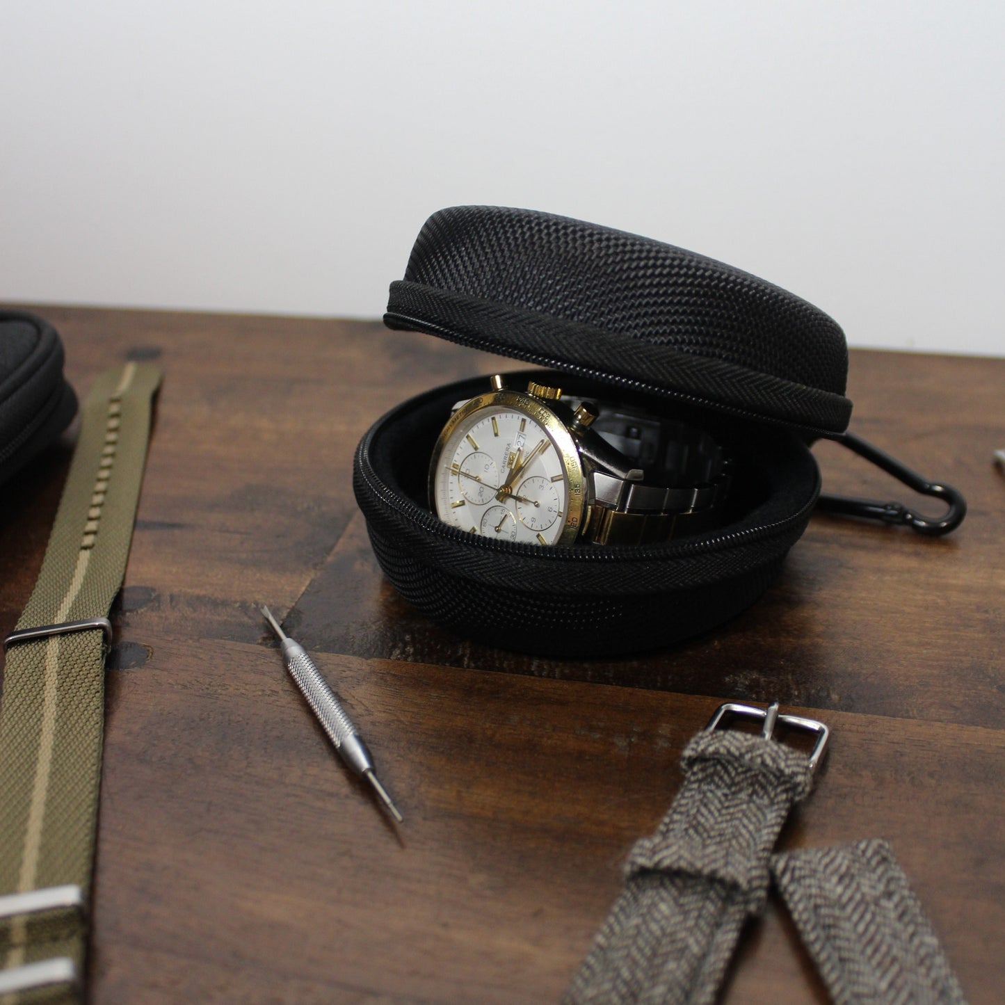 Zipper Single Watch Case