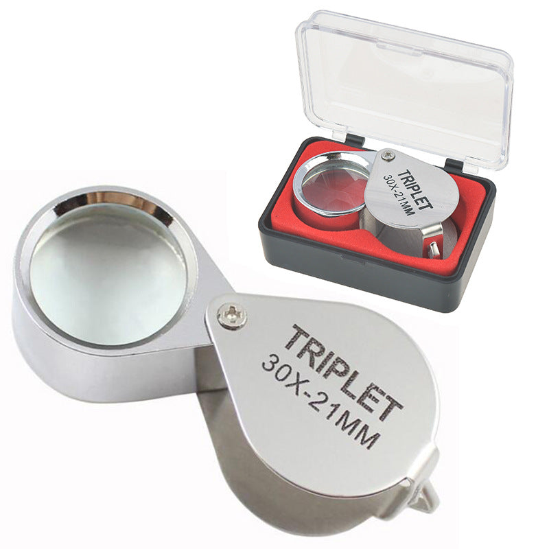 Magnifier Pocket Jewelry Loupe Loop 30x 21mm
