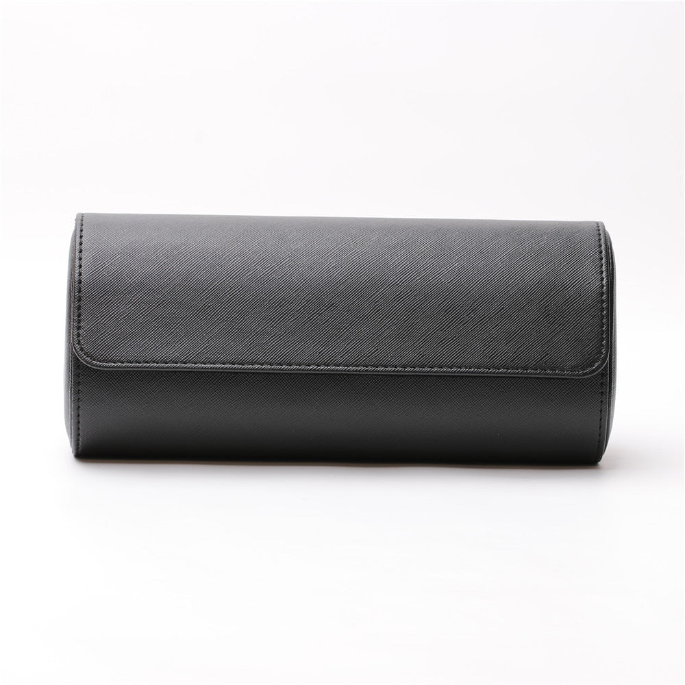 Watch Roll Travel Case - Black