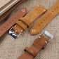 Vintage Suede Watch Strap - Tan