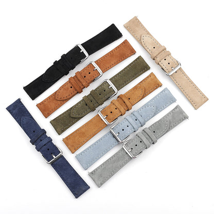 Premium Suede Universal Watch Strap - Tan / 18mm / 19mm / 20mm / 22mm