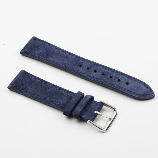 高級麂皮錶帶 - 藍色