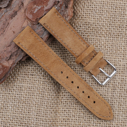 Premium Suede Universal Watch Strap - Tan / 18mm / 19mm / 20mm / 22mm