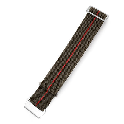 Paratrooper Universal Nylon Strap - Green Red / 20mm / 22mm