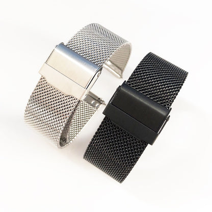 Milanese Mesh Universal Watch Bracelet - Silver / 18mm / 20mm / 22mm