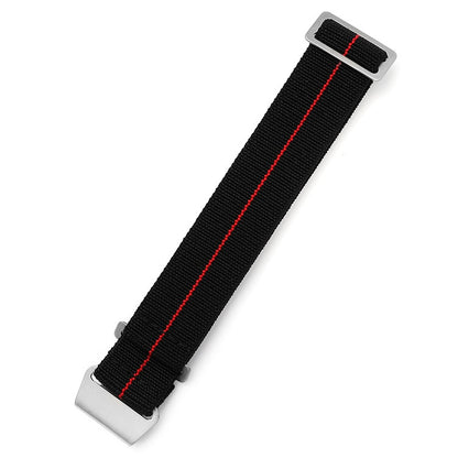 Paratrooper Universal Nylon Strap - Black Red / 20mm / 22mm