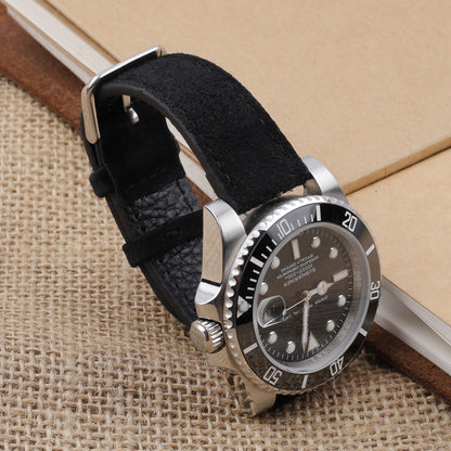 Premium Suede Universal Watch Strap - Black / 18mm / 19mm / 20mm / 22mm