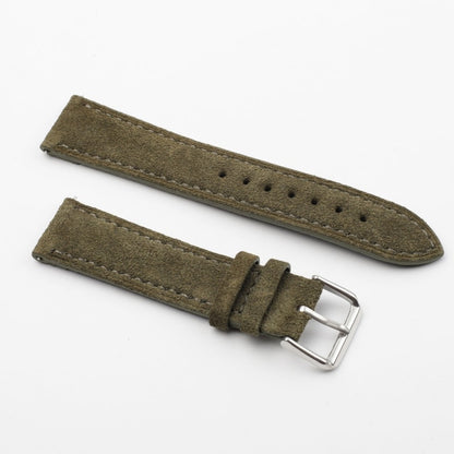 Premium Suede Strap - Green