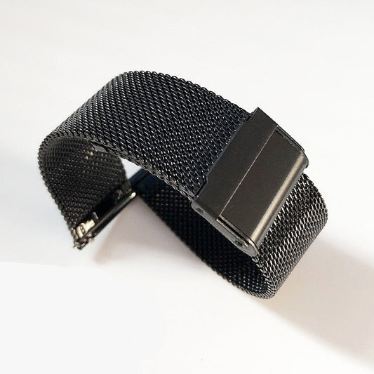 Mesh Milanese Bracelet- Black