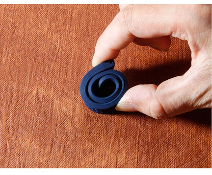 Premium Rubber Waffle Universal Watch Strap - Black / 20mm / 22mm