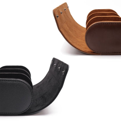 Watch Roll Travel Case - Black