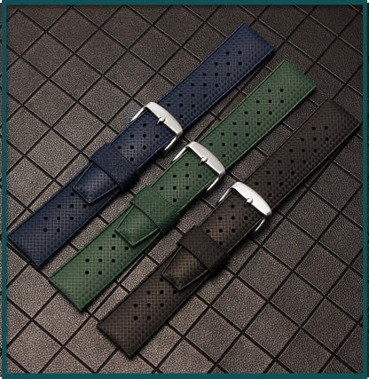 ट्रॉपिकल FKM रबर डाइव स्ट्रैप - नीला