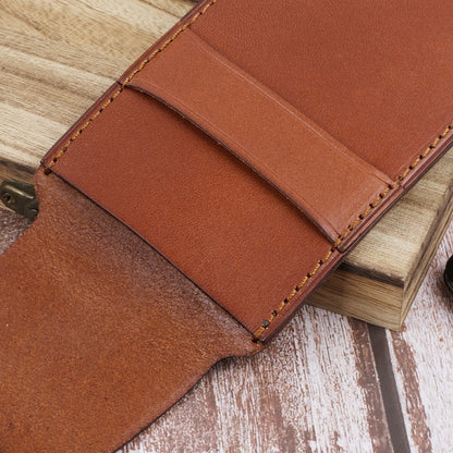 Genuine Leather Watch Pouch - Dark Coffee