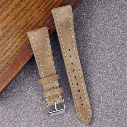 Classic Suede Universal Watch Strap - Light Coffee / 18mm / 20mm / 22mm