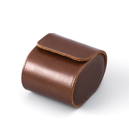 Watch Roll Travel Case - Brown