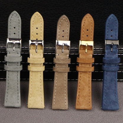 Classic Suede Universal Watch Strap - Dark Blue / 18mm / 20mm / 22mm