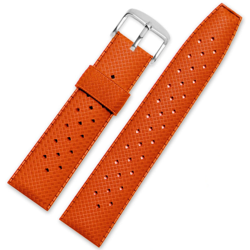 Tropical FKM Rubber Dive Strap - Orange