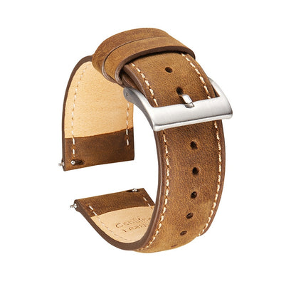 असली पाले सेओढ़ लिया घोड़ा चमड़ा- कॉफी ब्राउन