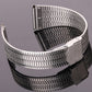Retro Stainless Steel Watch Bracelet - Silver