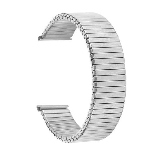 Metal Elastic Watch Bracelet - Silver