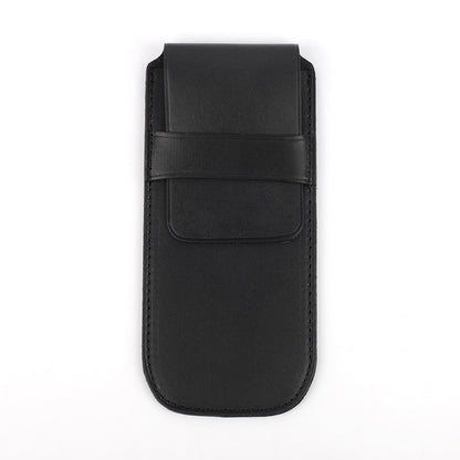 Genuine Leather Watch Pouch - Black