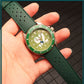 Tropical FKM 橡膠潛水錶帶 - 綠色