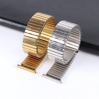 Metal Elastic Universal Watch Bracelet - Silver / 16mm / 18mm / 20mm