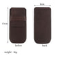 Genuine Leather Watch Pouch - Dark Coffee