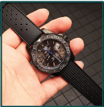 ट्रॉपिकल FKM रबर डाइव स्ट्रैप - नीला