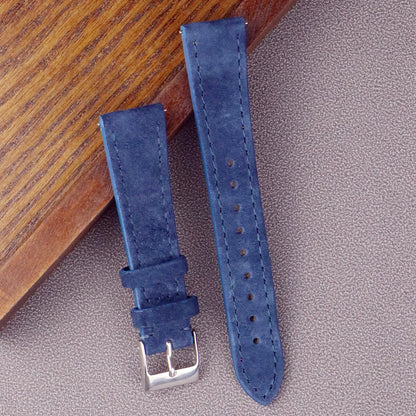 Classic Suede Universal Watch Strap - Dark Blue / 18mm / 20mm / 22mm