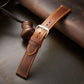 Genuine Leather Watch Strap - Light Brown