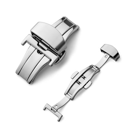 Butterfly Deployment Universal Watch Clasp - Black / 16mm / 18mm / 20mm / 22mm / 24mm