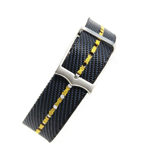 Premium Adjustable Nylon Strap - Blue And Yellow